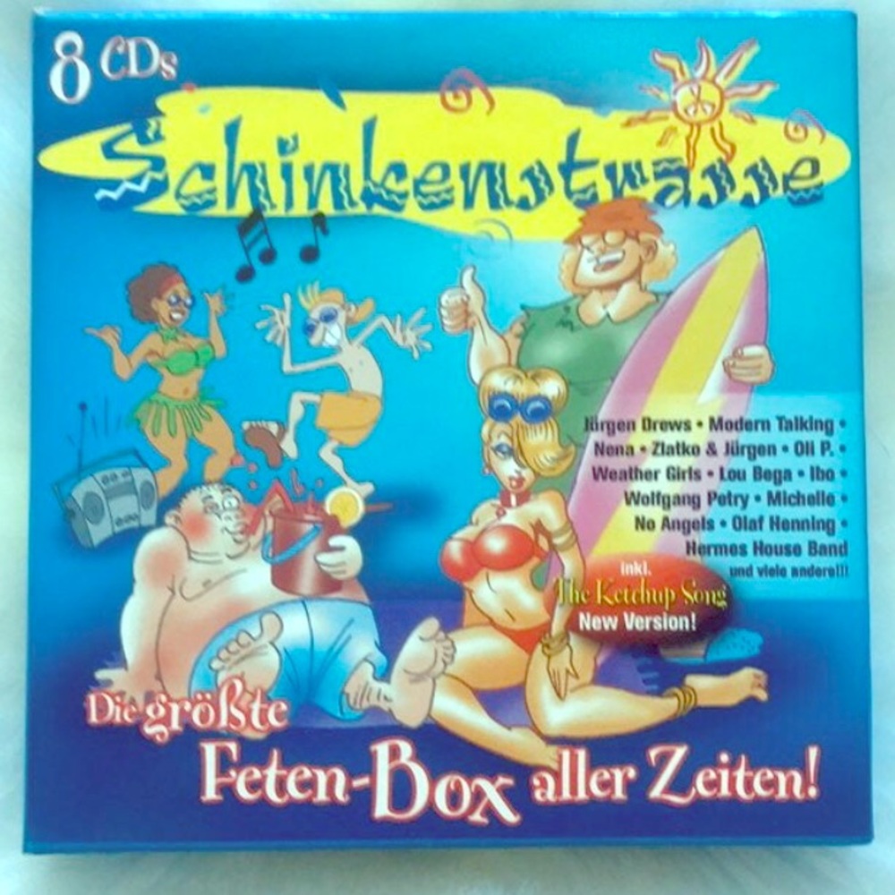 8) CD'S BOX SCHINKENSTRASSE TOP MUSIC HITS